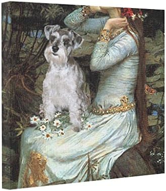 EleganceElegant Famous Schnauzer Dogs In Famous Wall Art Canvas