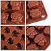 Yunko 16 Cavity Elephant Chocolate Mold Ice Cube Silicone Chocolate Mold