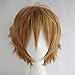 Probeauty Unisex Basic Short Hair Wig/Wigs Cosplay Party+Wig Cap ( Light Brown)
