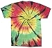 ODM Art Peace Sign Tie Dye Graphic T-Shirt - Medium