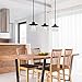 GLOBE Electric 64847 Nate 1-Light Pendant, Oil Rubbed Bronze, Clear Glass Shade