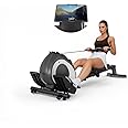 Rowing Machine for Home, Magnetic Rower Machine with Quiet Resistance, Foldable Rower for Home Use, Burn Fat & Sculpt Muscles