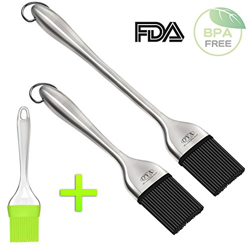 O ya bbq basting brushes for grilling baking marinating, food gra…
