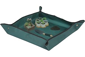 Owl Focus Plant Repotting Mat for Plants, Gardening Hand Tools for Gardeners, Oxford Cloth,29.5 x 29.5in(75x75cm)