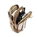 Tactical Waist Pouch EDC Molle Waist Bag Belt Phone Wallet Pouch Holster Purse Outdoor Carrying Pouch Universal for Smartphone Tools with Aluminum Alloy Carabiner (Khaki)