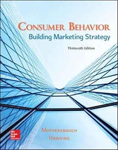 Consumer Behavior: Building Marketing Strategy