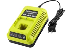 Replacement P117 Charger for Ryobi 18V Battery P107 P108 P110 Universal Battery Charger