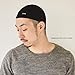 CHARM Casualbox | Mens 100% Silk Skull Cap Beanie Hat Kufi Summer Snug Tight Dad Cap Helmet Brain Beany Navy