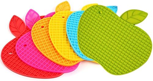 Bettli Silicone Non-Slip Pot Holder/Trivet Mat/Coaster/Placemat (Apple)
