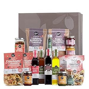 Gepp’s Feinkost Großes Genuss Paket I Vorratspaket mit mediterranen Delikatessen und italienischer Pasta I Als Vorrat…