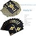 Vitality Life Gold Playing Cards, Waterproof Plastic Poker Cards, Best Cool Unique Black Personalized Playing Cards, PVC Magic Card Decks Deck of Cards