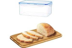 Clear Bread Storage Box Bread Container Plastic Storage Box Kitchen Organizer