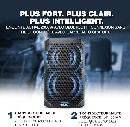Alto TS408 Enceinte PA Amplifiee 2000W 8"
