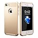technext020 iPhone 7 Gold Case/iPhone 8 Gold Case, Tough Gel Armor Cover for iPhone 7 / iPhone 8 Protective Bumper Hybrid Hard Plastic and Soft Silicone Case for Apple iPhone 7 / iPhone 8 Gold