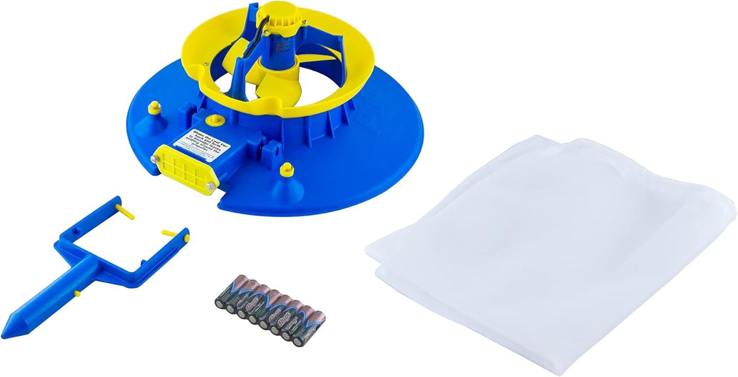 Pool Blaster Water Tech, Laubsauger, kabellos, batteriebetrieben, für Schwimmbecken, Laubsauger ist schnell zu reinigen und enthält einen robusten Netzbeutel 8