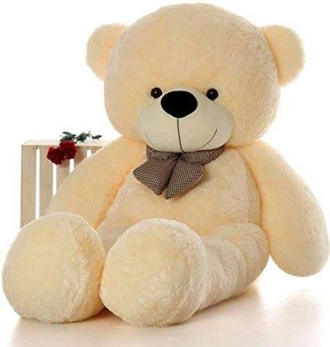BDMP Premium Quality Teddy Bear Life Size Stuffed Super Soft 3 Feet Big High Quality Teddy Bear for Birthday Gifts for Girls /Boys / Return Gifts Girls Lovable Special(Size_3feet Color_Cream)