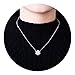 VAMJAM Pendant Necklace With 925 Sterling Silver Snowflake Zircon Choker Necklace Best Gift For Women