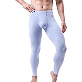Men's Thermal Underwear Pants Breathable Thermal Bottoms Long Johns Leggings Base Layer Underwear