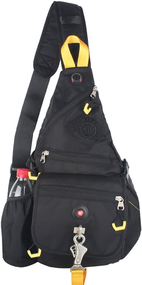 Canvas Sling Chest Bag Shoulder Bag Backpack
