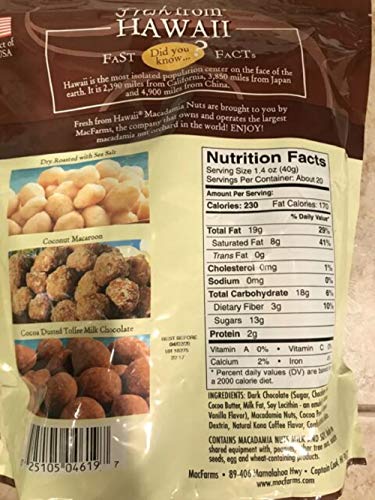 MacFarms Hawaiian Kona Coffee Dark Chocolate Macadamias (1) - Thumbnail 4