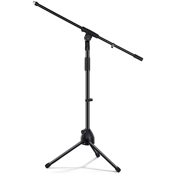 TELLEGLOWW 1 PCS MICROPHONE STAND TRIPOD BOOM ARM...