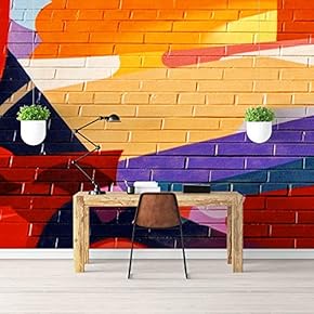 Wall Mural Simple and Mysterious Graffiti Art Removable Self-Adhesive Large Wallpaper - 66x96 inches
