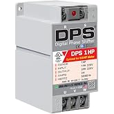 American DPS Digital Phase Converter 1HP, Single to 3 Phase, 3A 200-240V | For 0.5HP(0.4kW) 1.5A Motor, Input/Output 200-240V, UL-Listed, 1 DPS per 1 Motor Only, Easy Set Up, Digital Phase Shifter