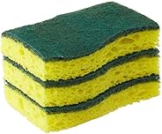 Scotch-Brite Scrub Sponge, 3 Pack, Heavy Duty, Garage/Outdoor/Kitchen Scrubber