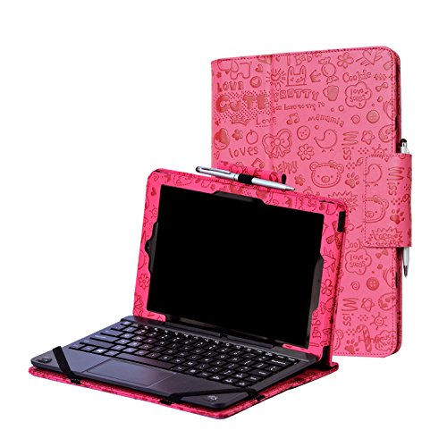 i-unik CASE for RCA 10 Viking Pro 10.1 & Compatible RCA 10 Viking II Tablet PC [NOT FIT 2019 Model] - (Cute Pink)