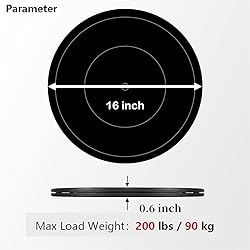 VOLCANOES CLUB 16 Inch Lazy Susan Turntable - Heavy
