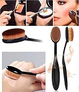 LyDia 15 Nude Concealer Contour Palette & Oval Foundation Makeup Brush Kit view 2