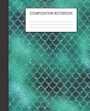 Composition Notebook: Faux Iridescent Mermaid Scales Glam College Ruled Notebook Lined School Journal
