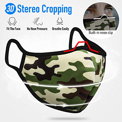 3ply Proper Tanjali Cloth Face Maks for Women and Men Washable Reusable-Adjustable Adult Cloth Maks with Nose Wire