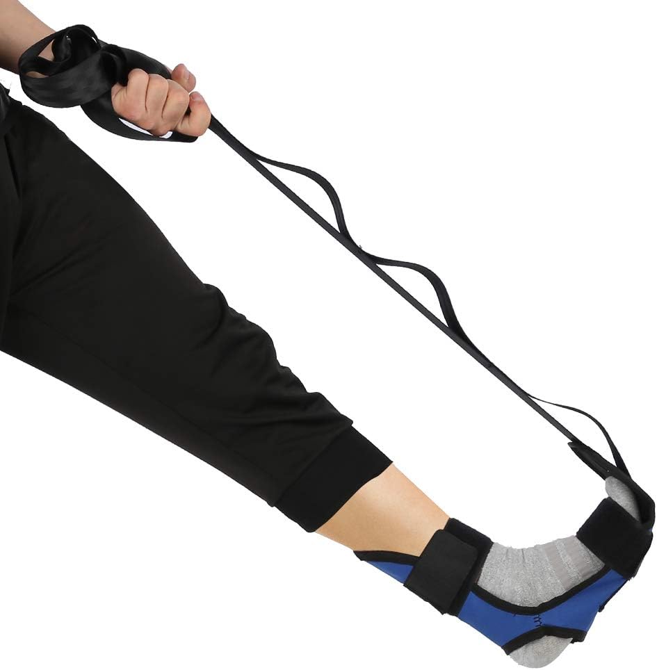 Leg Training Belt, Safe Stretching Belt with Multiring Buckle Design