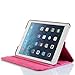 Nozza 360 Degree Rotating iPad 2 Case (Dandelion Pink): Folio Convertible Cover Multi-angle Vertical and Horizontal Stand with Smart On/Off for the Apple iPad 2/the New iPad(iPad 3)/iPad 4 NOT for iPad Air
