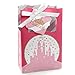 Little Princess Crown - Pink and Gold Princess Baby Shower or Birthday Party Favor Boxes - Set of 12