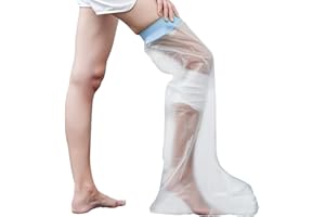Cast Covers Waterproof Leg for Shower, Watertight Seal Tight Leg Bathing Guard for Guard for Broken Leg, Knee, Foot, Ankle Wo