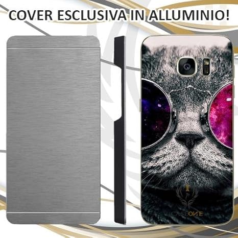 Handy Cover Case Katze Brille Fur Samsung Galaxy S7 Edge Aus Aluminium