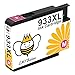 932xl 933xl Combo Ink cartridges CMYBabee 4 Pack High Yield 932 933 XL Replacement for Officejet 6100 7110 7610 6600 7612 6700 Printer (Black Cyan Yellow Magenta)