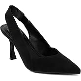 Jones New York Women&rsquo;s Pointed Toe Slingback Pumps &ndash; Classic Kitten Heel Dress Shoes for Office, Evening, or Special Occasion