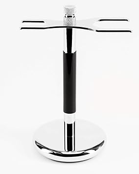 Rasierständer - Herren- Rasierer-Stand für Ihren Rasierpinsel und Rasierapparat von Benny's Of London. Vervollständigen Sie I
