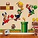 ULAKY Colorful Super Mario Wall Stickers Removable Kids Boys Nursery Play Room Decor