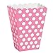 Hot Pink Dots Treat Boxes (Pack of 8) - Elegant Paper Party Favor Containers - Perfect For Celebrations & Gifts