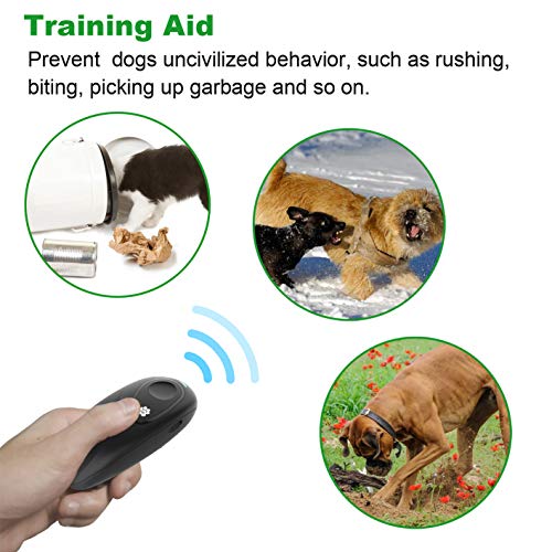 UTOPB Anti Barking Control Device, 2 in 1 Ultrasonic Dog Bark Deterrent