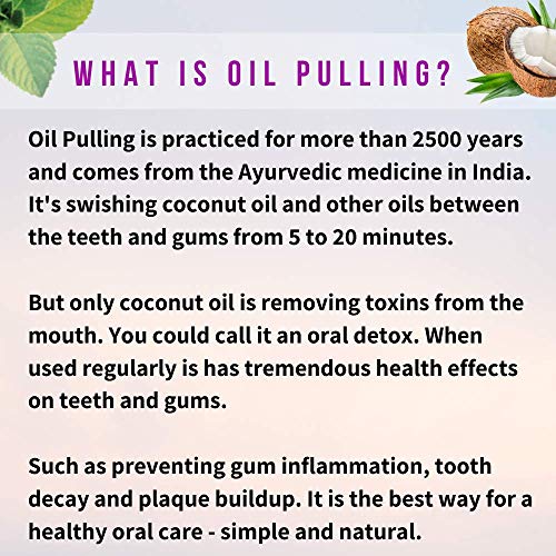 CocoPull - Organic Oil Pulling with Coconut Oil and Peppermint Oil for Healthy Teeth and Gums and Ba - //medicalbooks.filipinodoctors.org