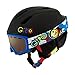 Giro Launch Combo Kids Snow Helmet w/Matching Goggles Mat Blk/Multi Small (52-55.5 cm)