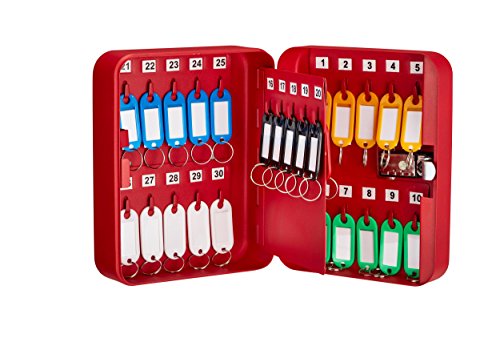 AdirOffice Steel Combination Lock Keys Cabinet Security Storage Box Organizer Holder Locked Key