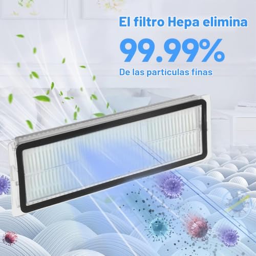 Accessories for Dreame L10s Ultra/L10 Ultra/L10 Prime/Gen 2/Xiaomi X20+/X10+,4 Dust Bags 4 Scrubbing Pads 1 Main Brush 4 Filters 4 Side Brushes