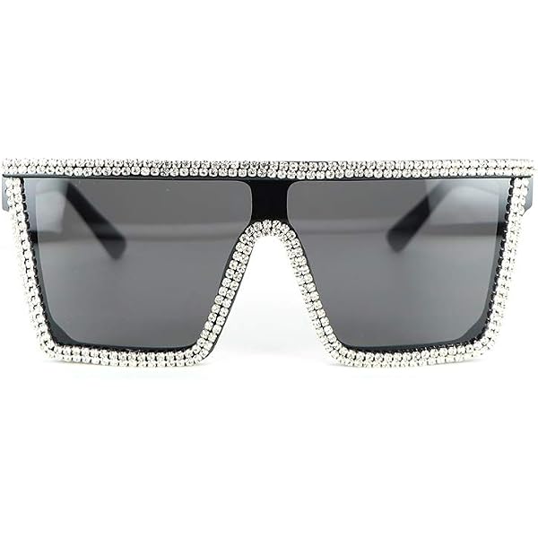 Amazon.com: COTIA Oversized Y2k Bling Diamond Rhinestones  display picture 2