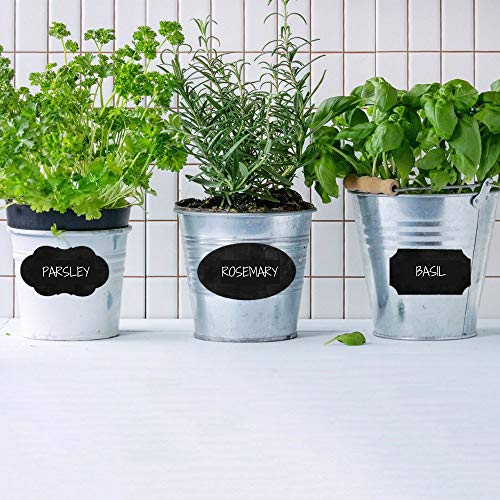 image for CapsA 12 x 96 PCS Chalkboard Labels Reusable Chalkboard Stickers for L